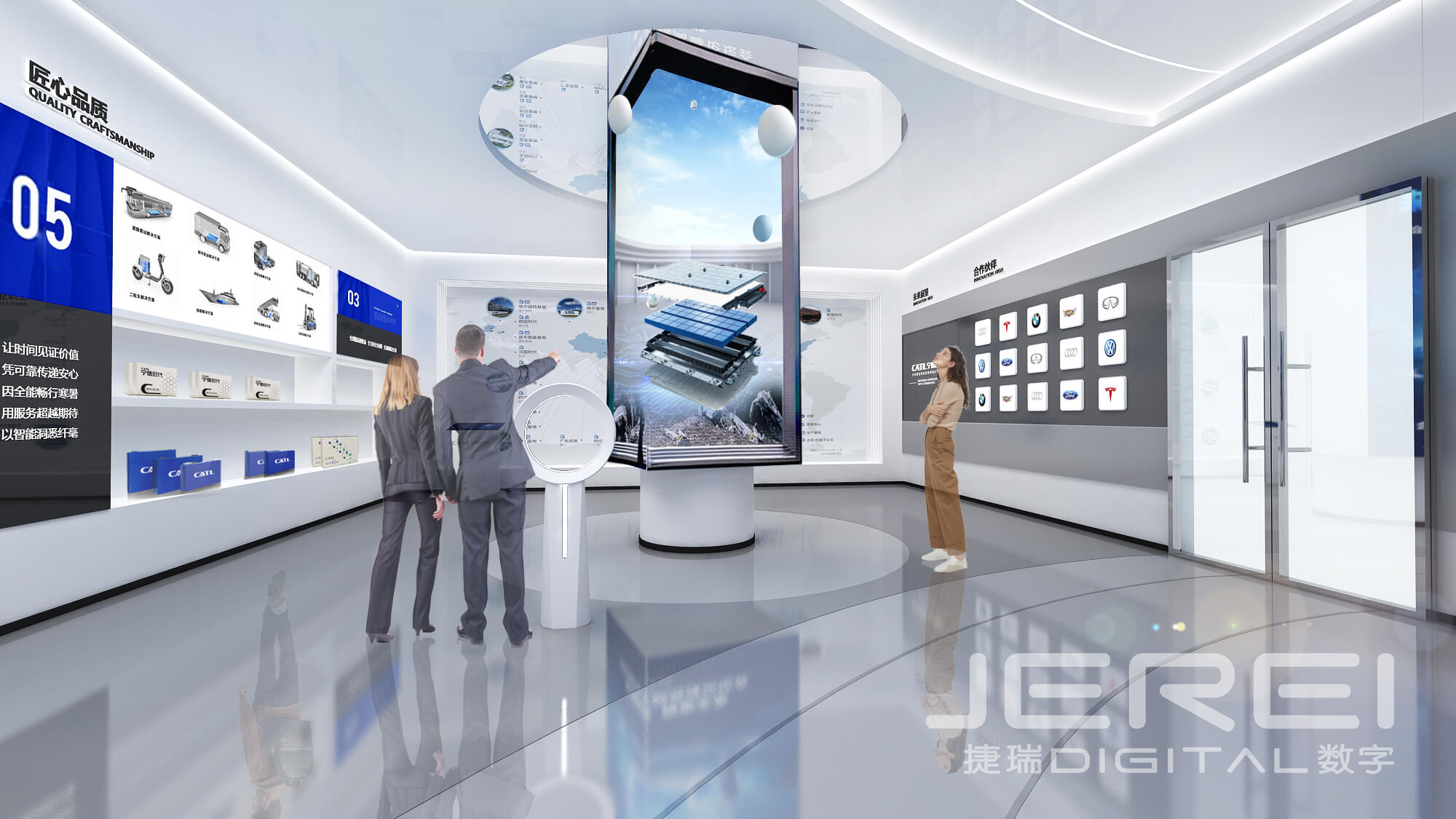 寧德時(shí)代互動關(guān)聯(lián)屏